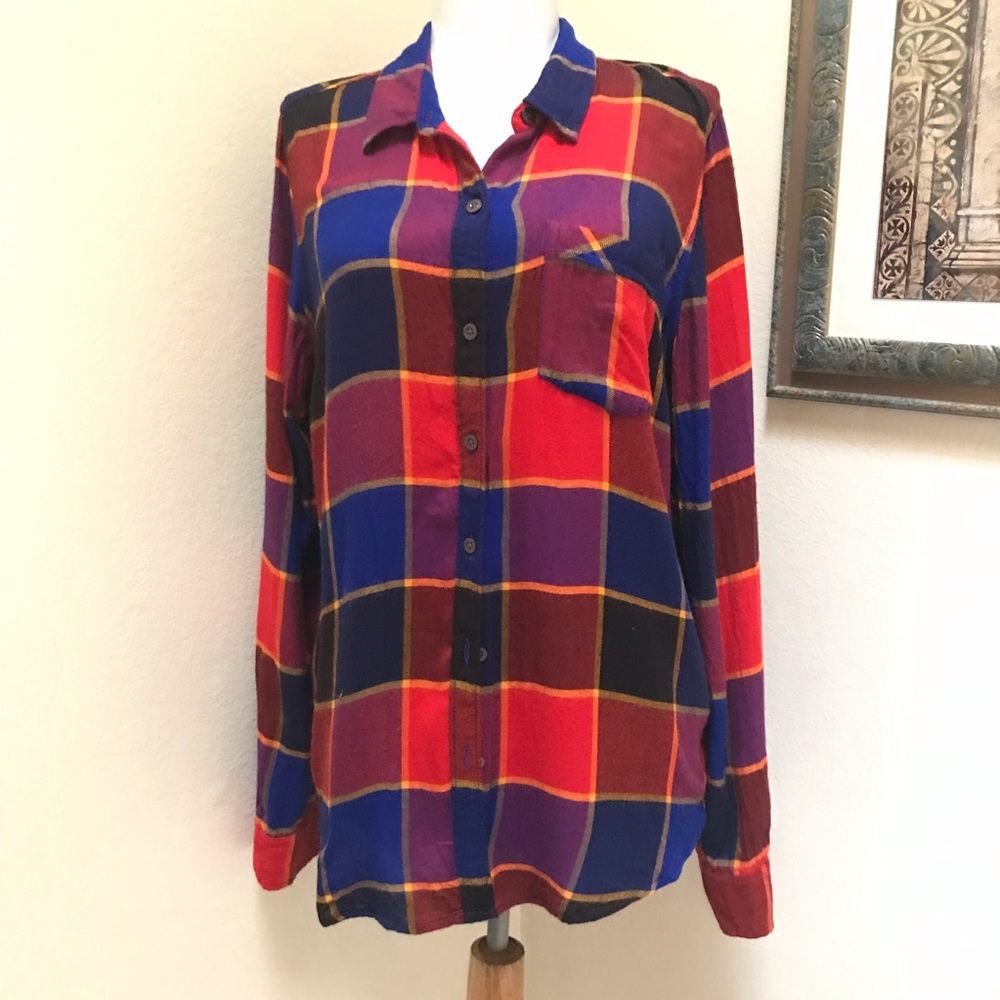 Lucky Brand Bungalow Flannel Size S